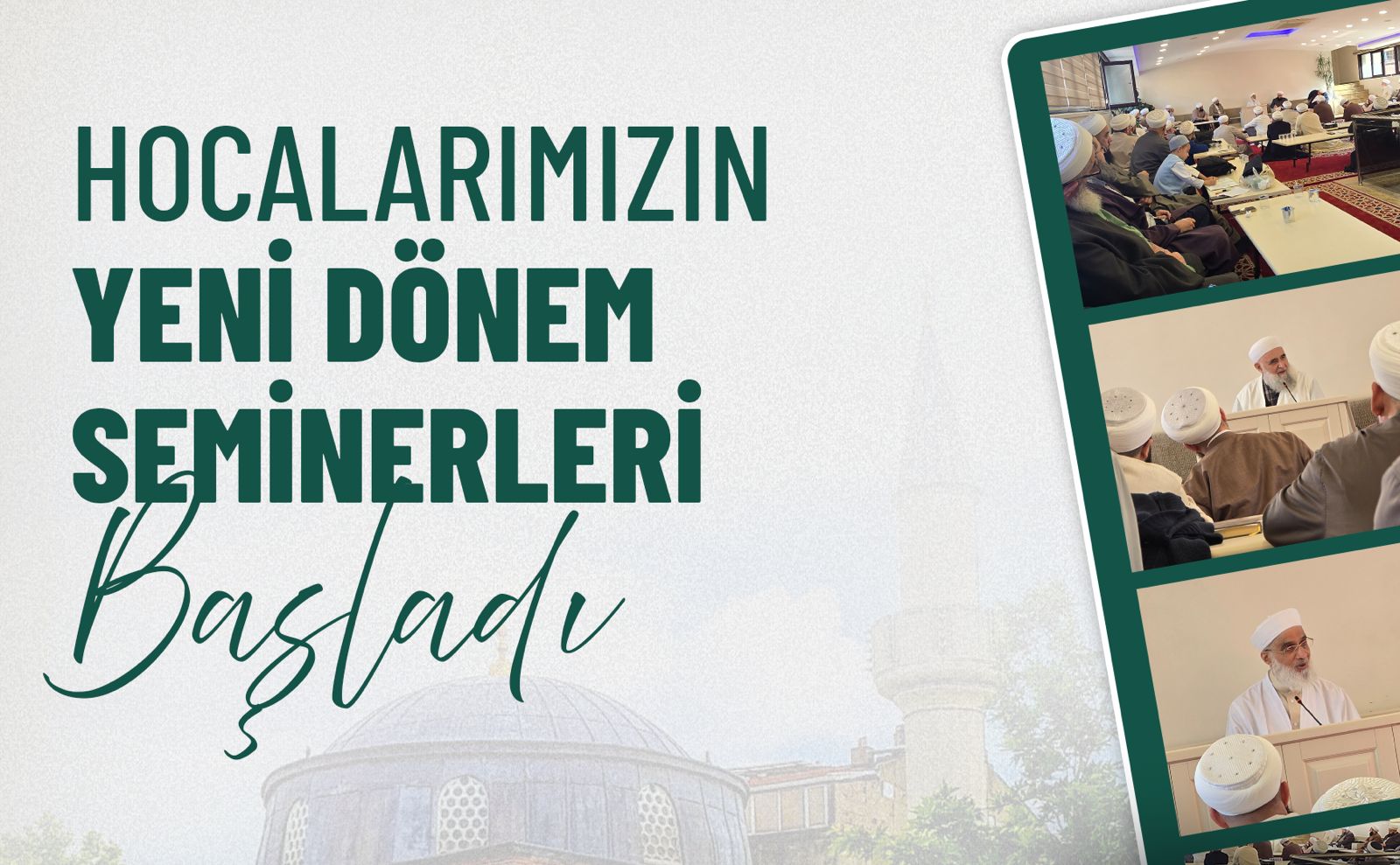 Hocalarımızın Yeni Dönem Seminerleri Başladı
